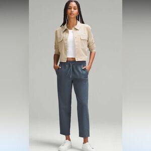 Lululemon $128 Tapered-Leg Mid-Rise Pant 7/8 Length *Luxtreme Iron Blue XL